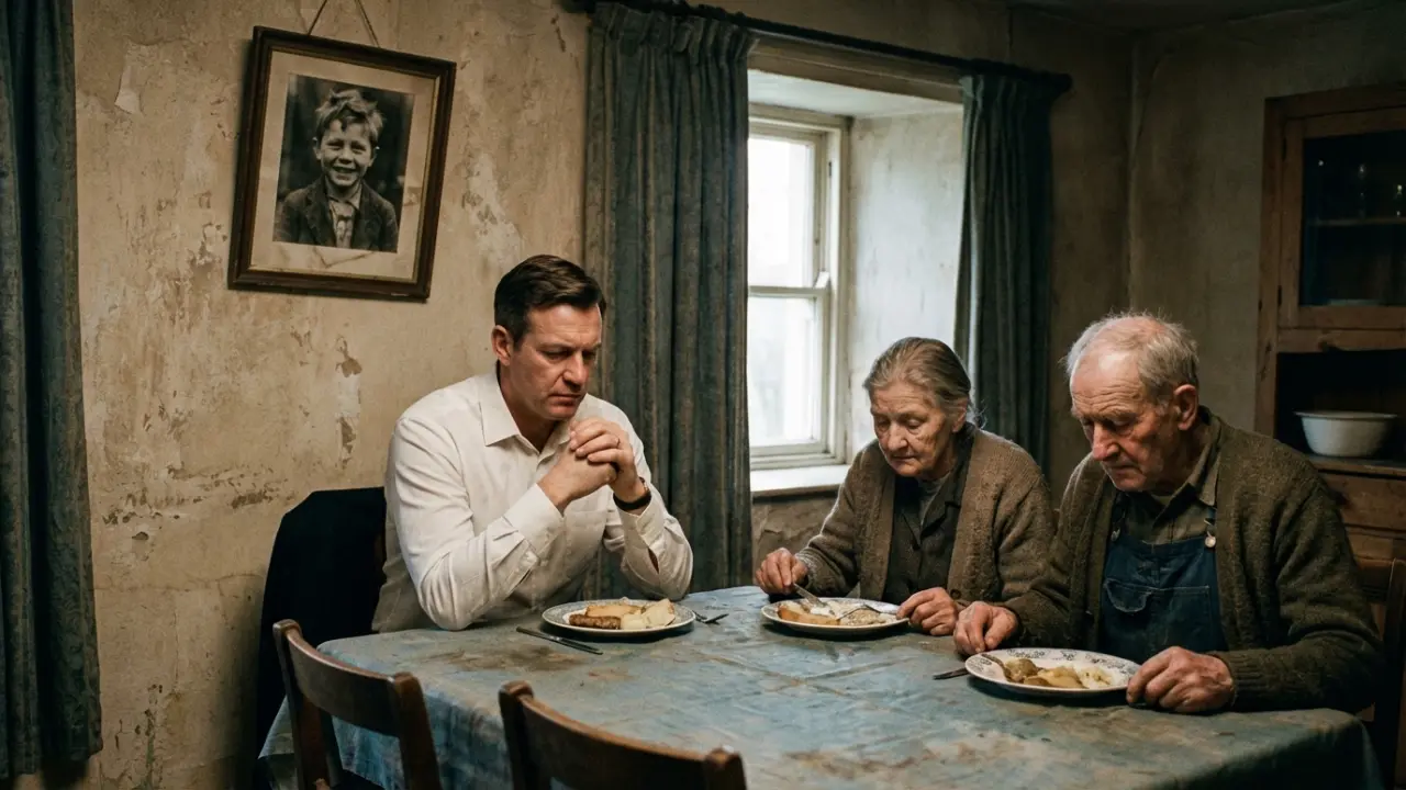 Repas de famille en province avec un cadre mal à l’aise