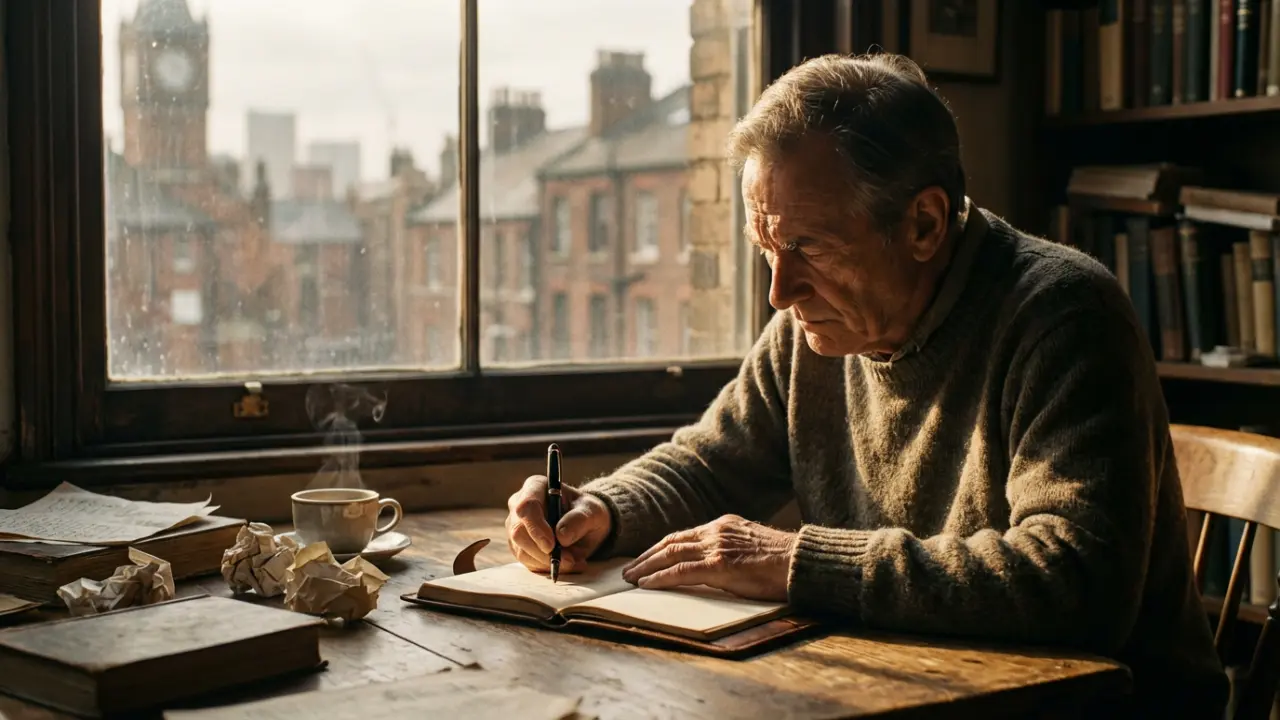 Dirigeant écrivant dans son journal réflexif quotidien